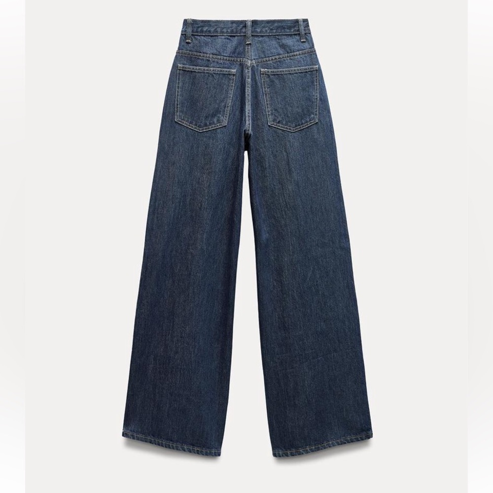 Zara Indigo Flare Jeans - Picture 7 of 9